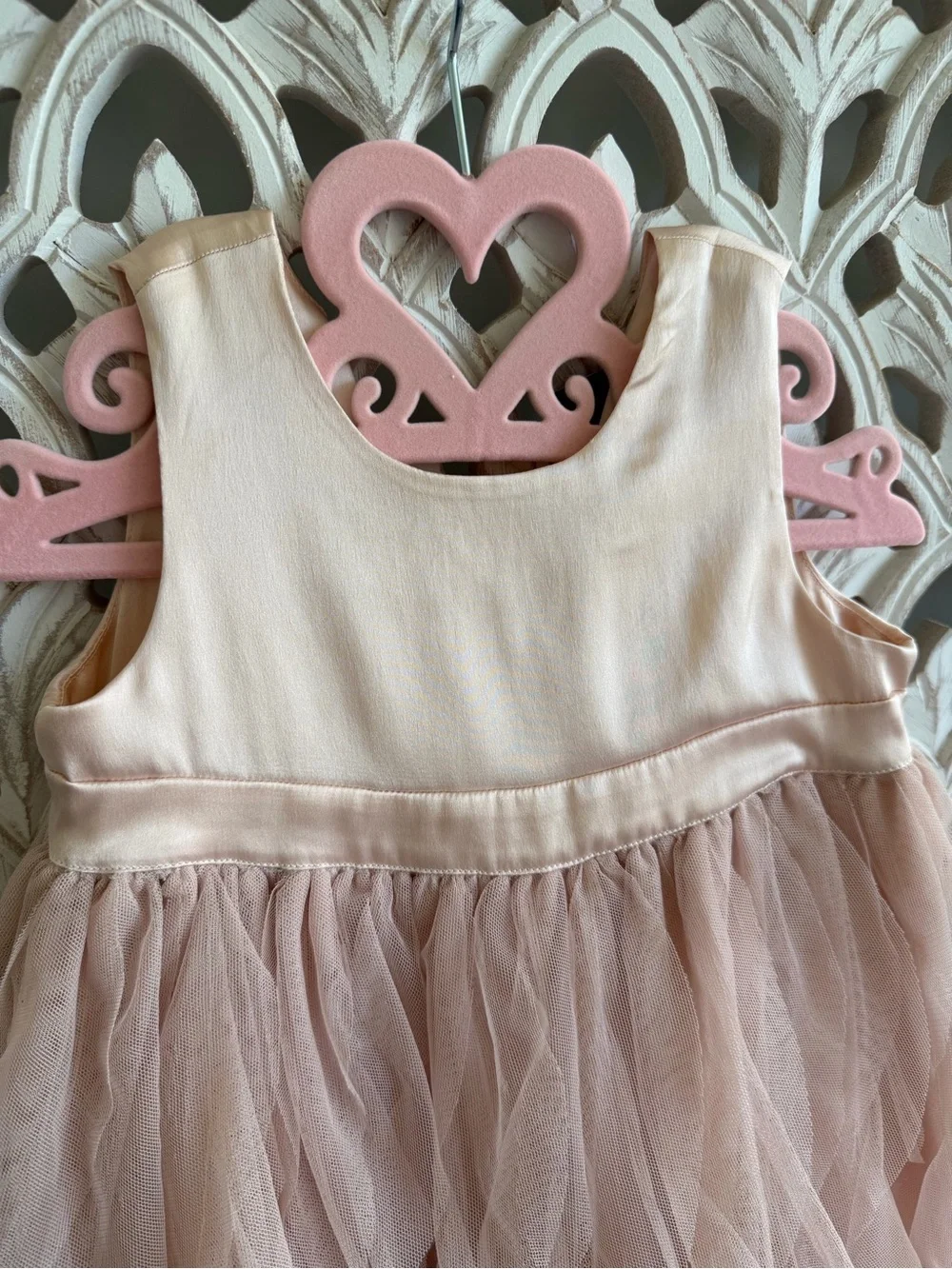 Stunning Baby Gap satin and tulle pink dress, 18-24 mo